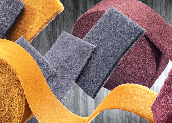 Fleece abrasives